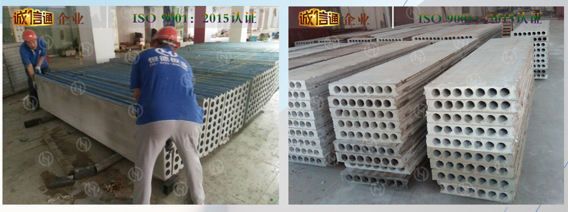 多孔圓心輕質(zhì)隔墻板